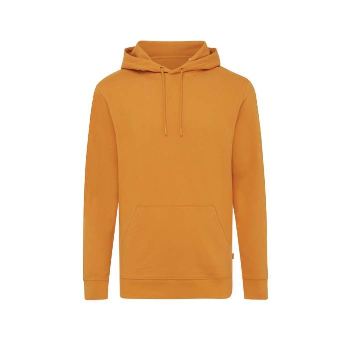 Sudadera de algodón reciclado y orgánico 340 g/m2 Iqoniq Jasper color naranja
