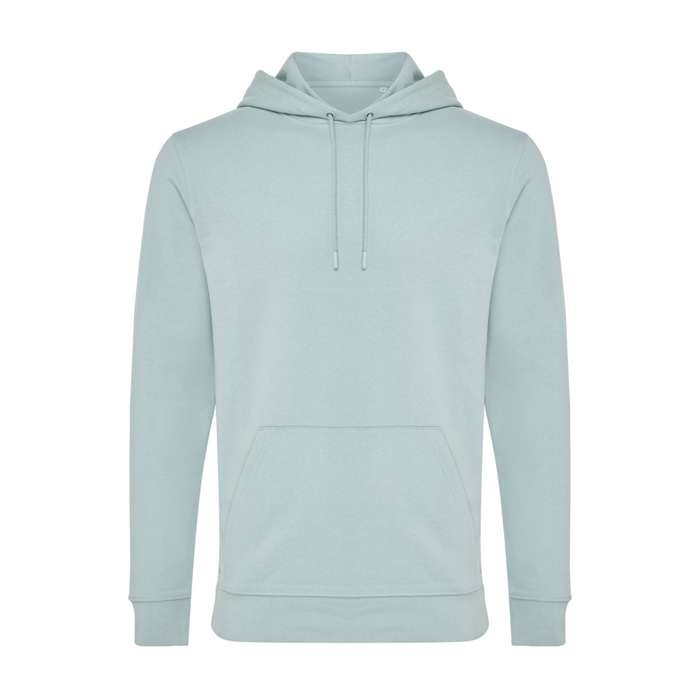 Sudadera de algodón reciclado y orgánico 340 g/m2 Iqoniq Jasper color verde pastel