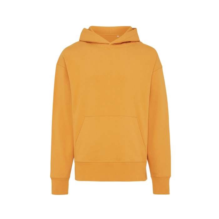 Sudadera de ajuste relajado de algodón eco 340 g/m2 Iqoniq Yoho color naranja