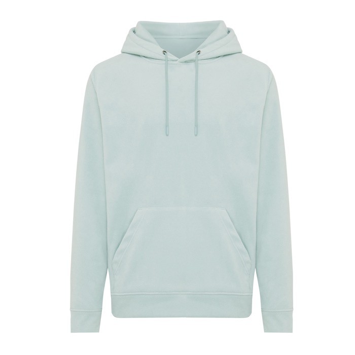 Sudadera unisex de poliéster reciclado casual fit 240 g/m2 Iqoniq color verde oliva