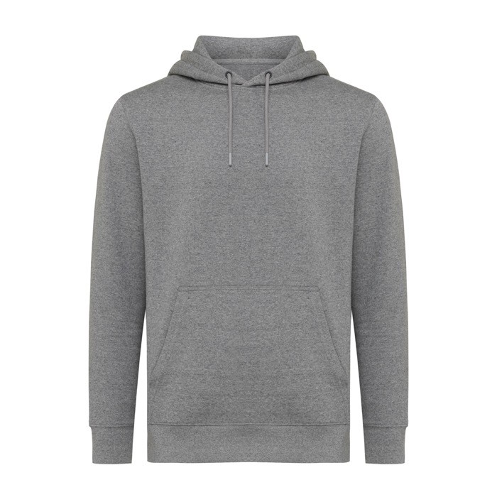 Sudadera unisex de algodón reciclado slim fit 280 g/m2 Iqoniq color gris topo