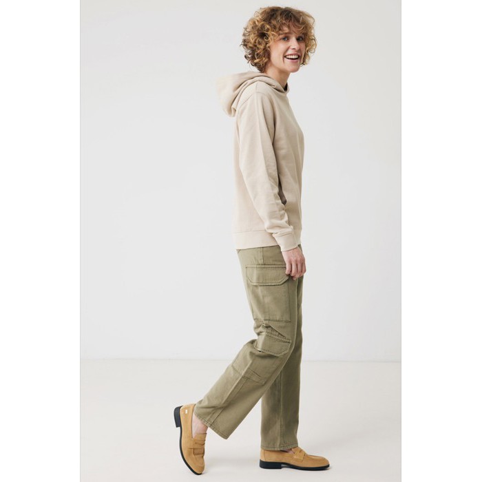 Sudadera unisex con capucha de algodón reciclado 280 g/m2 Iqoniq color marrón claro Sudadera unisex con capucha de algodón reciclado 280 g/m2 Iqoniq color marrón claro
