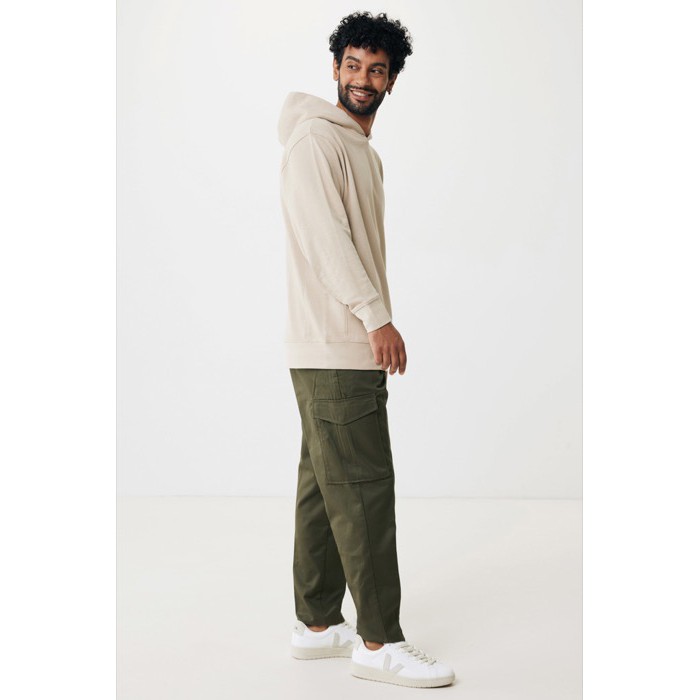 Sudadera unisex con capucha de algodón reciclado 280 g/m2 Iqoniq color marrón claro Sudadera unisex con capucha de algodón reciclado 280 g/m2 Iqoniq color marrón claro