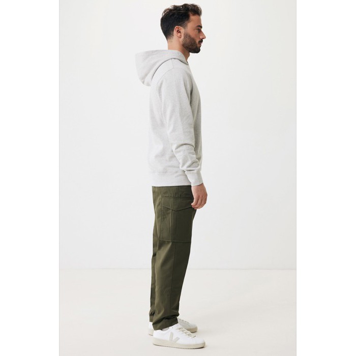 Sudadera unisex con capucha de algodón reciclado 280 g/m2 Iqoniq color gris claro Sudadera unisex con capucha de algodón reciclado 280 g/m2 Iqoniq color gris claro