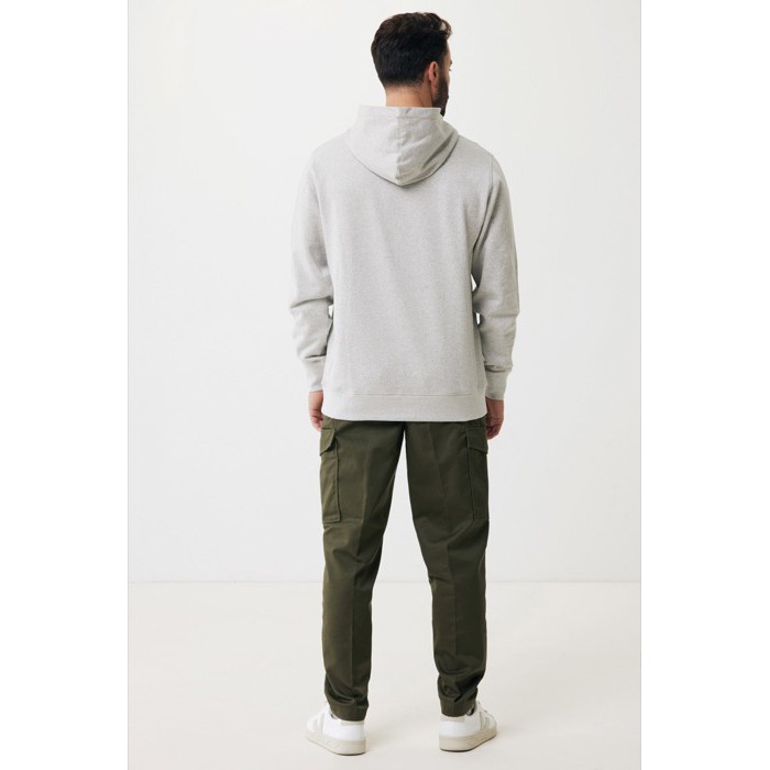 Sudadera unisex con capucha de algodón reciclado 280 g/m2 Iqoniq color gris claro Sudadera unisex con capucha de algodón reciclado 280 g/m2 Iqoniq color gris claro