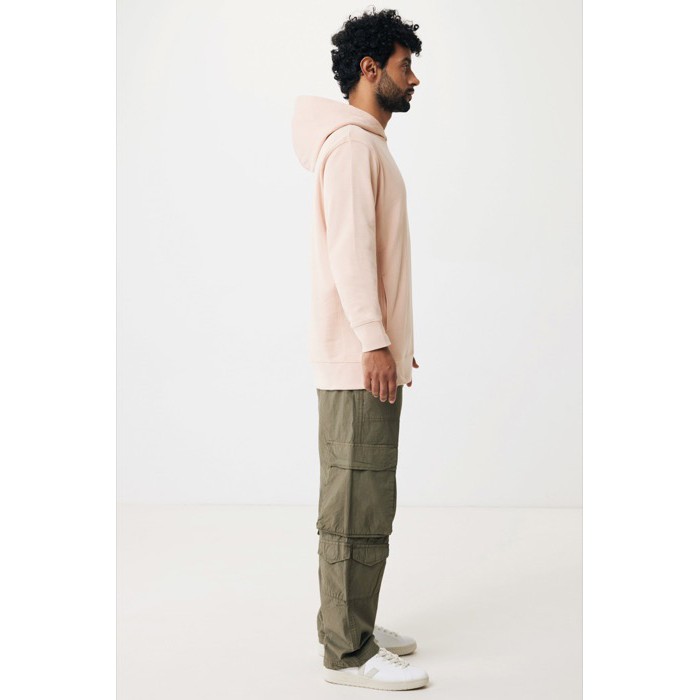 Sudadera unisex con capucha de algodón reciclado 280 g/m2 Iqoniq color rosa pastel Sudadera unisex con capucha de algodón reciclado 280 g/m2 Iqoniq color rosa pastel