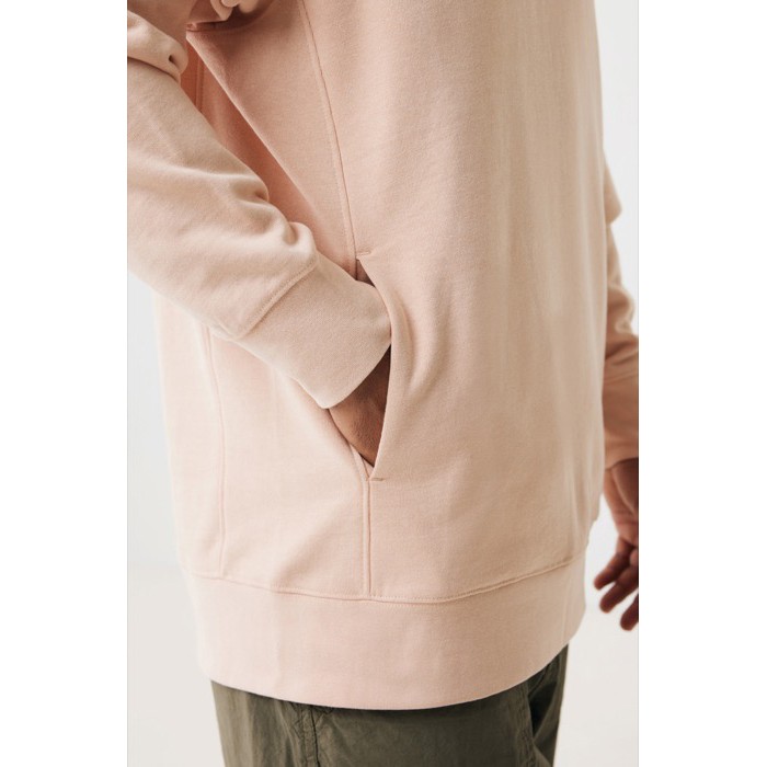 Sudadera unisex con capucha de algodón reciclado 280 g/m2 Iqoniq color rosa pastel Sudadera unisex con capucha de algodón reciclado 280 g/m2 Iqoniq color rosa pastel