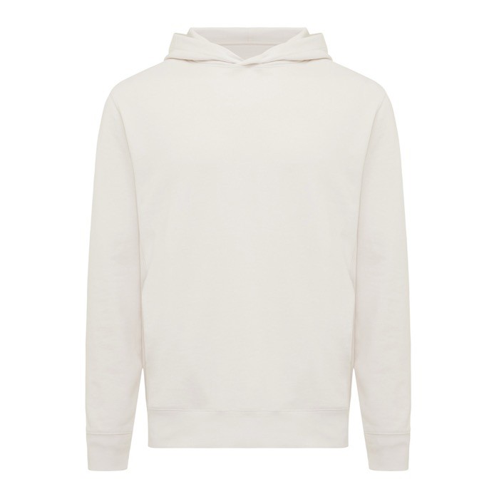 Sudadera unisex con capucha de algodón reciclado 280 g/m2 Iqoniq color blanco roto Sudadera unisex con capucha de algodón reciclado 280 g/m2 Iqoniq color blanco roto