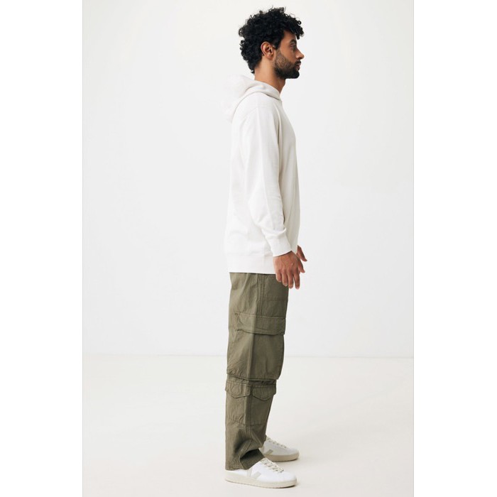 Sudadera unisex con capucha de algodón reciclado 280 g/m2 Iqoniq color blanco roto Sudadera unisex con capucha de algodón reciclado 280 g/m2 Iqoniq color blanco roto