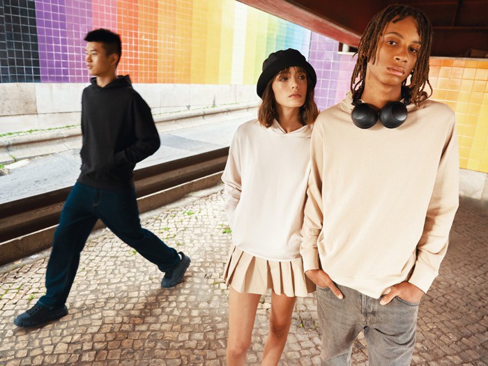 Sudadera unisex con capucha de algodón reciclado 280 g/m2 Iqoniq color blanco roto Sudadera unisex con capucha de algodón reciclado 280 g/m2 Iqoniq color blanco roto