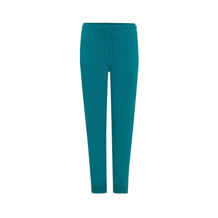 Pantalón unisex estilo jogger de algodón reciclado color verde esmeralda Pantalón unisex estilo jogger de algodón reciclado color verde esmeralda