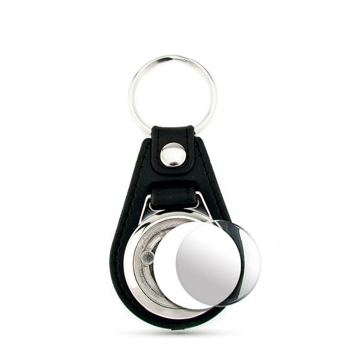 Llavero personalizable con ficha interior para carro de la compra vista principal