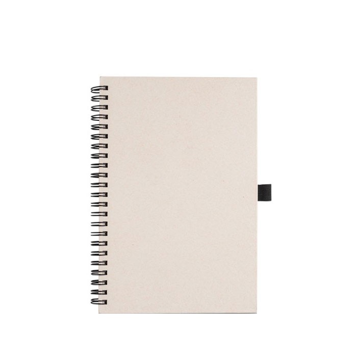 Bloc de notas hecho de cartones de leche A5 hojas lisas vista principal