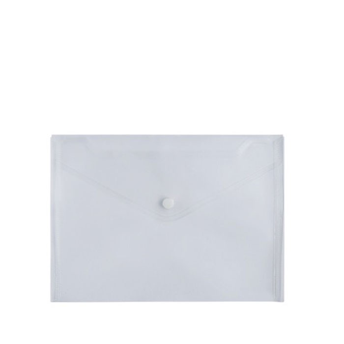 Carpeta transparente de plástico para llevar documentos A5 80 g/m2 vista principal Carpeta transparente de plástico para llevar documentos A5 80 g/m2 vista principal