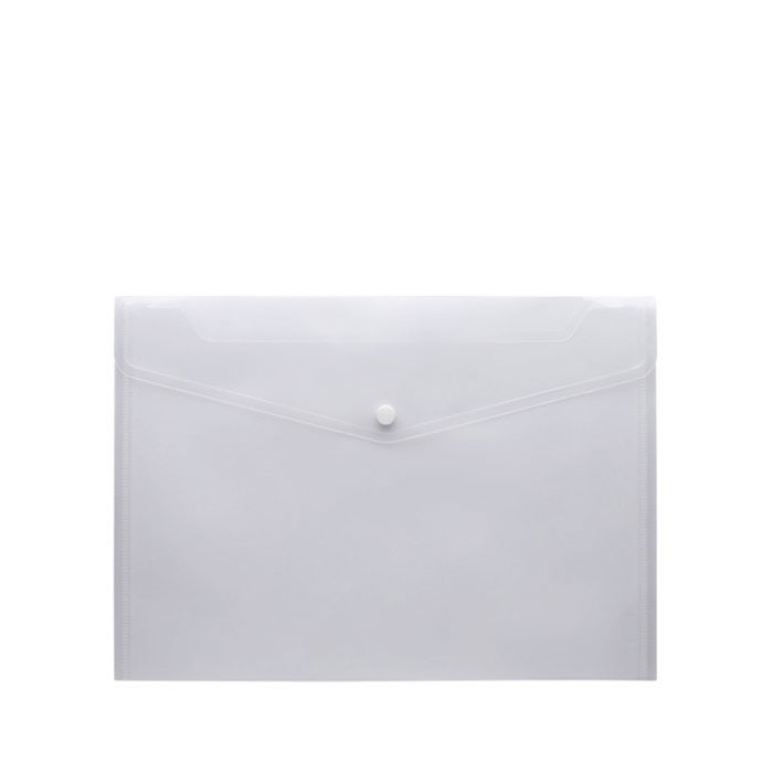 Carpeta portadocumentos con cierre de botón para hojas A4 vista principal