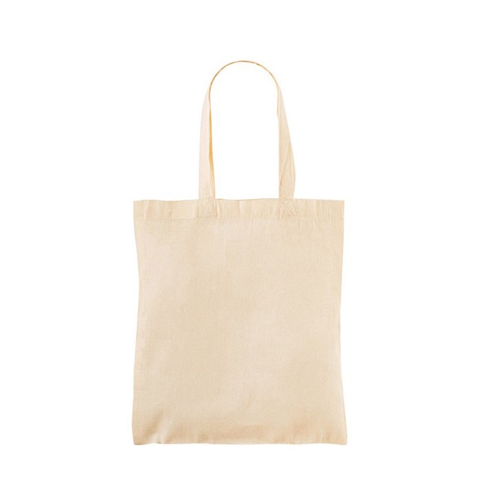 Bolsa de compras de algodón ideal para llevar objetos 105 g/m2 vista principal Bolsa de compras de algodón ideal para llevar objetos 105 g/m2 vista principal