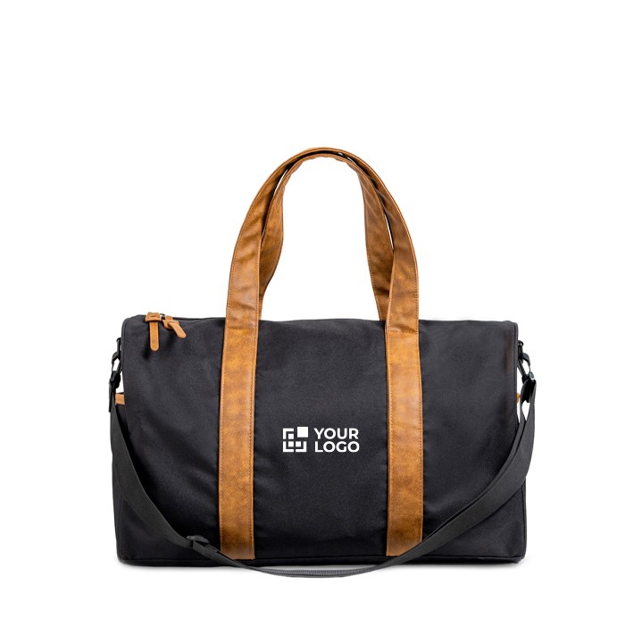 Bolso de RPET resistente al agua con cierre magnético y bolsillo vista de impresión