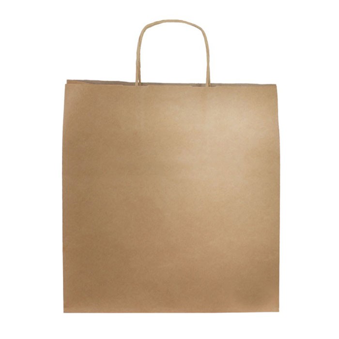 Bolsa ecológica con logo, papel kraft ideal para regalos 115 g/m2 vista principal