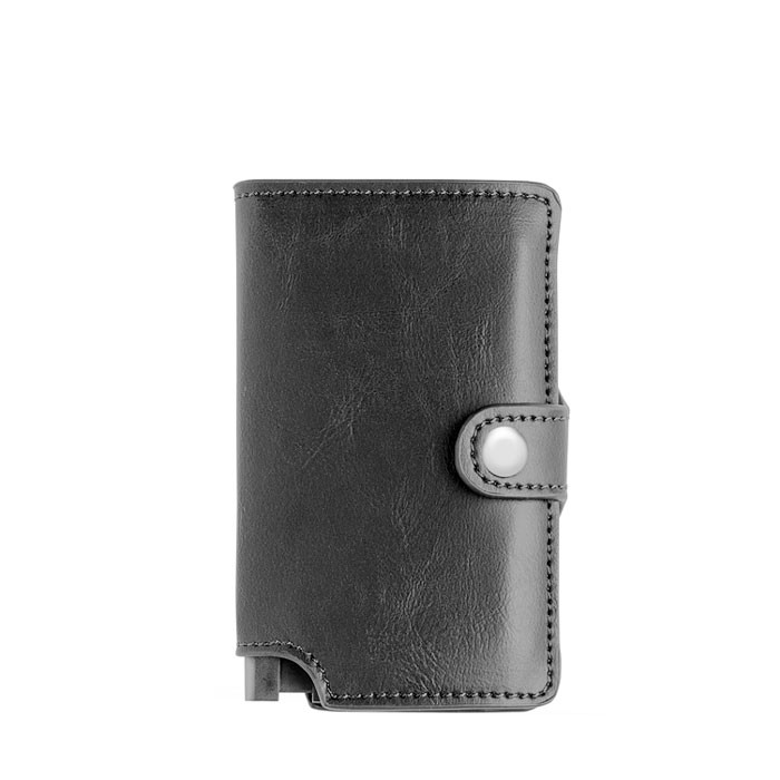 Cartera de cuero sintético con tarjetero automático con RFID vista principal