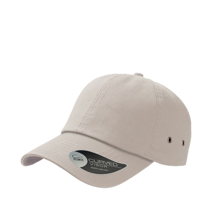 Gorra de béisbol de algodón de sarga con ojales de metal 250 g/m2 vista principal Gorra de béisbol de algodón de sarga con ojales de metal 250 g/m2 vista principal