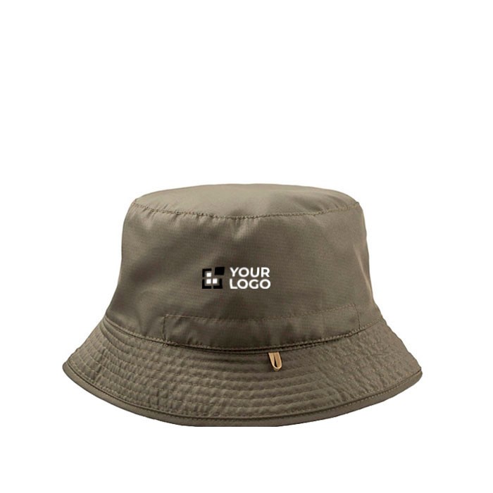 Gorro de pescador reversible de poliéster con interior de color vista principal