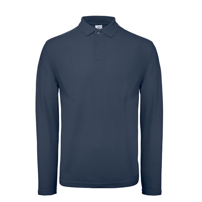 Polo de algodón de manga larga para hombre 180 g/m2 B&C vista principal