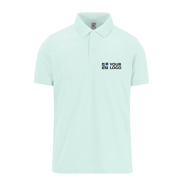 Polo clásico unisex de algodón en manga corta 180 g/m2 B&C vista principal