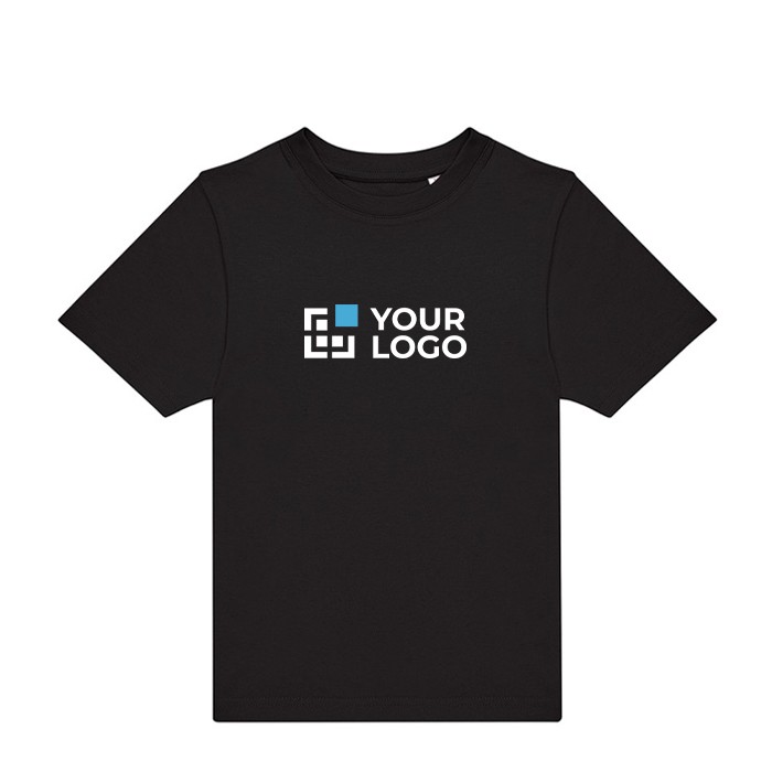Camiseta infantil hecha en 100% algodón de manga corta 190 g/m2 B&C vista de impresión Camiseta infantil hecha en 100% algodón de manga corta 190 g/m2 B&C vista de impresión