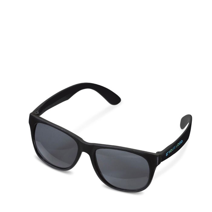 Gafas de sol de colores neón con marcos negros protección UV400 vista principal