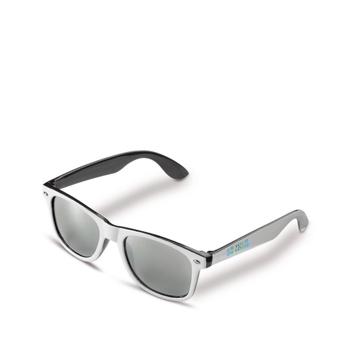 Gafas de sol bicolor con marcos de color con protección UV400 vista principal