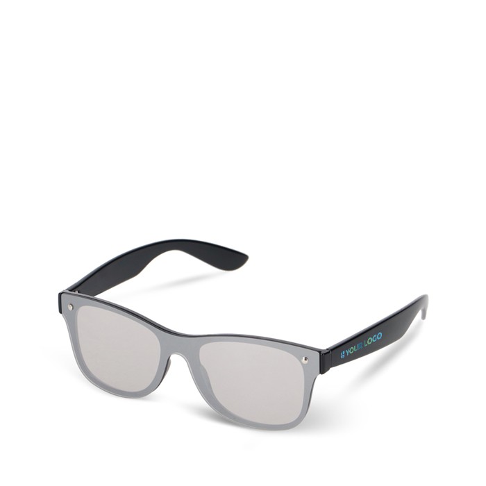 Gafas de sol con lentes espejados con UV400 con patillas de color vista principal Gafas de sol con lentes espejados con UV400 con patillas de color vista principal