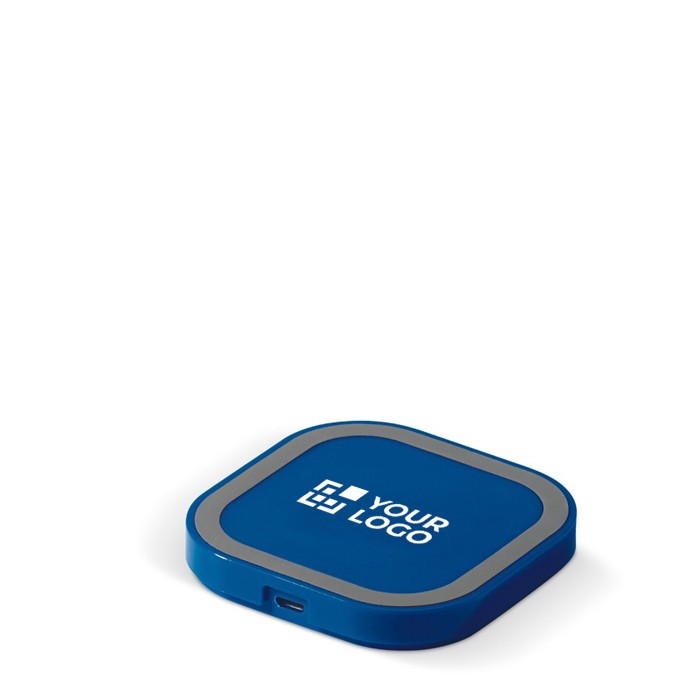 Cargador inalámbrico cuadrado en distintos colores vibrantes 5W vista principal