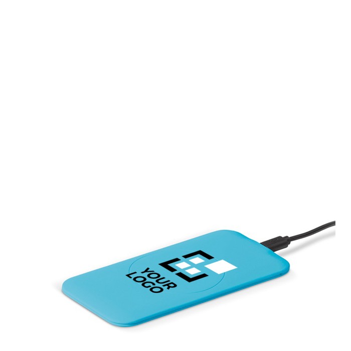 Batería externa inalámbrica rectangular de varios colores 5W vista principal