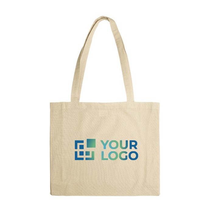 Bolsa de algodón grande con certificación OEKO-TEX con fuelle 140 g/m2 vista principal Bolsa de algodón grande con certificación OEKO-TEX con fuelle 140 g/m2 vista principal