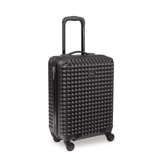 Trolley texturizada en varios colores de 4 ruedas y placa para marcaje vista principal