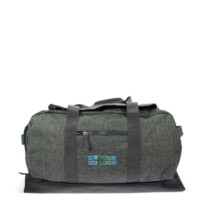 Bolsa de viaje espaciosa de RPET con asas de doble tamaño vista principal Bolsa de viaje espaciosa de RPET con asas de doble tamaño vista principal