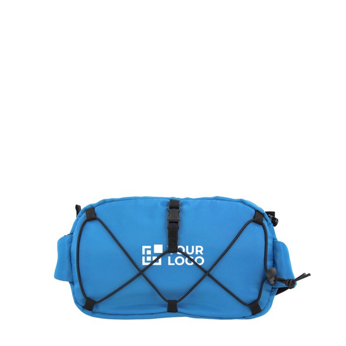 Riñonera para eventos de RPET en varios colores con cordón ajustable vista principal