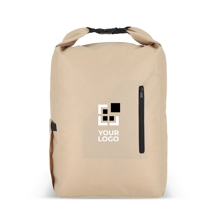 Mochila enrollable de RPET con asa superior de hebilla 20L vista principal Mochila enrollable de RPET con asa superior de hebilla 20L vista principal