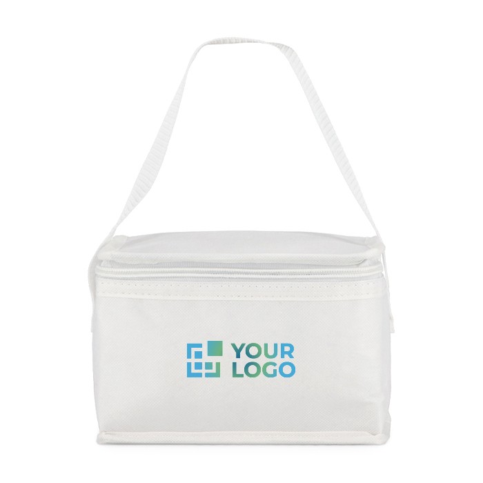 Bolsa nevera con forro de aluminio en el interior para 6 latas vista principal Bolsa nevera con forro de aluminio en el interior para 6 latas vista principal