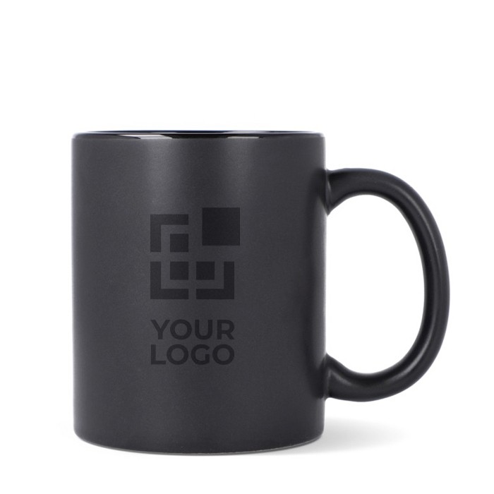 Taza de cerámica con acabado mate y contorno interior brillante 350ml vista principal