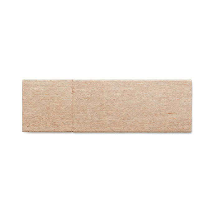 Pendrive de madera personalizado con tapón