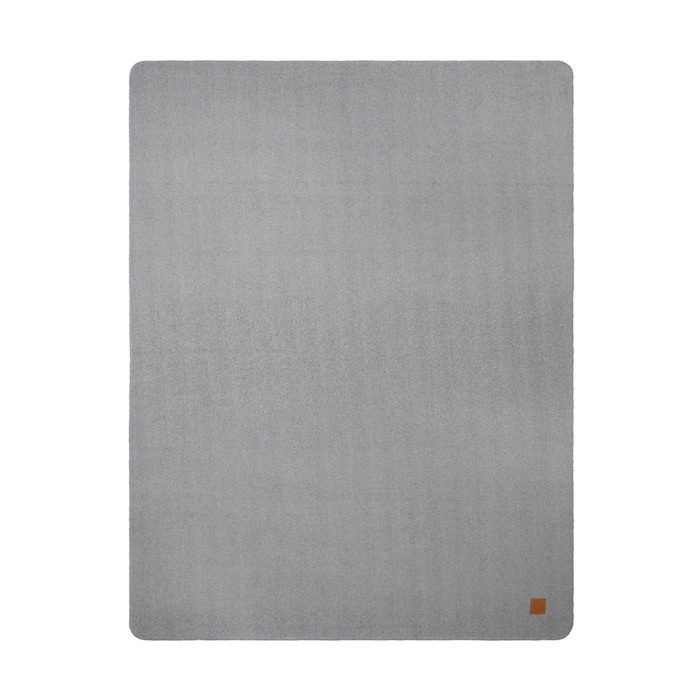 Manta de poliéster reciclado de suavidad excepcional 320 g/m2 color gris segunda vista Manta de poliéster reciclado de suavidad excepcional 320 g/m2 color gris segunda vista