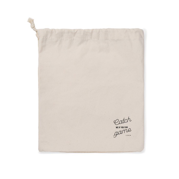 Juego de madera con palas de velcro y pelota que incluye bolsa color marrón tercera vista Juego de madera con palas de velcro y pelota que incluye bolsa color marrón tercera vista