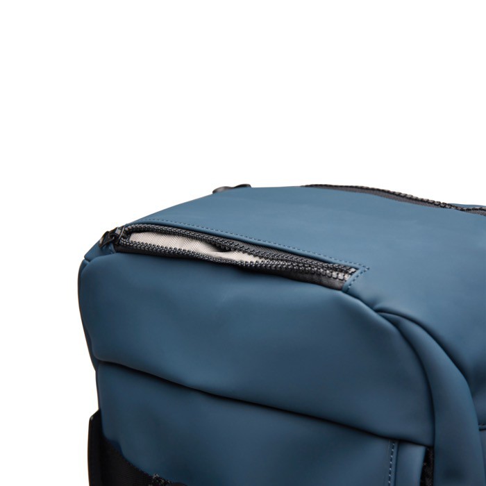 Mochila explorer ecológica con correa de viaje para PC 15,6” color azul marino sexta vista