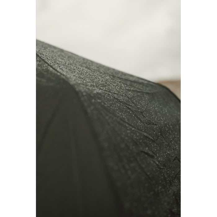 Paraguas plegable semiautomático de RPET 190T antitormentas Ø112 color verde