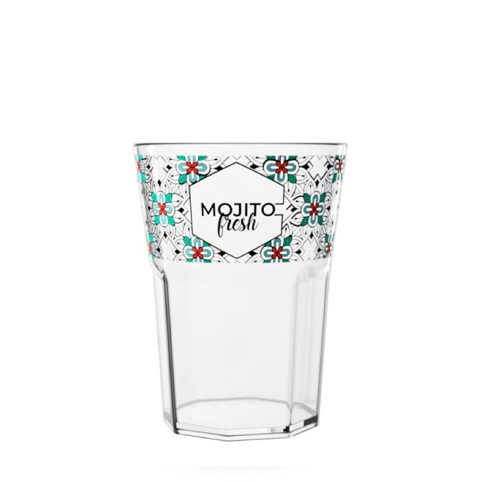 Vasos para mojito de color transparente con logo