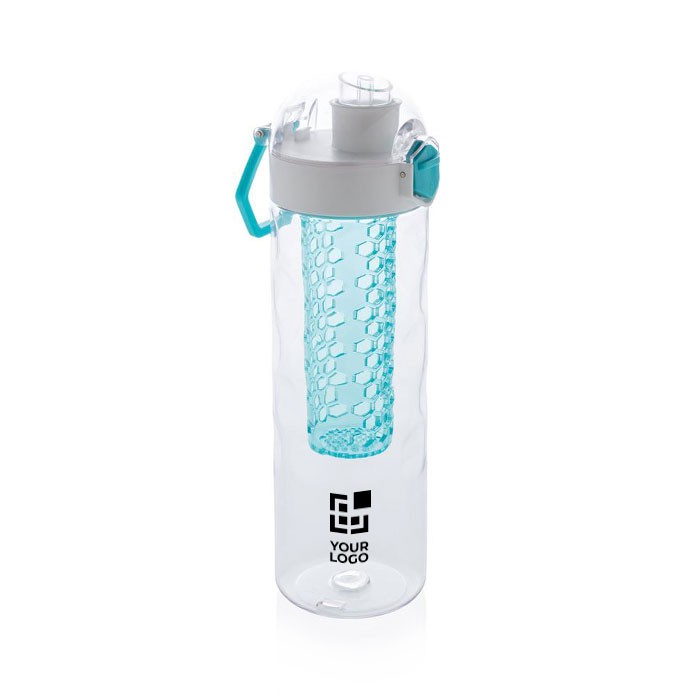 Botella para agua con infusor de frutas vista principal Botella para agua con infusor de frutas vista principal