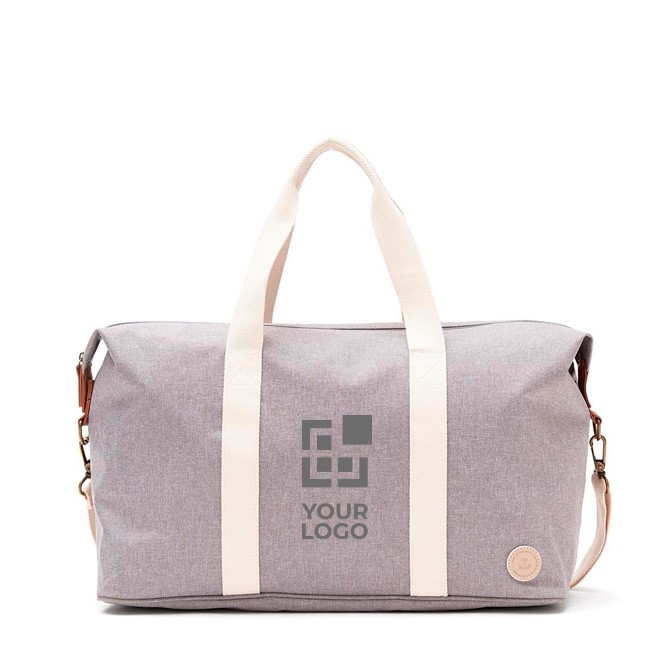 Bolsa de viaje con detalles en piel sintética vista principal