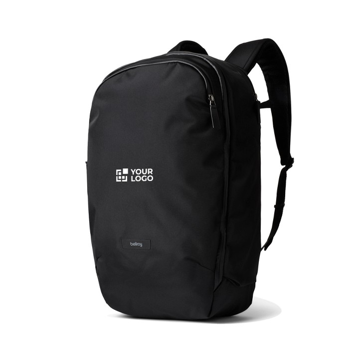 Mochila de viaje de RPET con compartimento para PC 16” Bellroy color negro vista de impresión Mochila de viaje de RPET con compartimento para PC 16” Bellroy color negro vista de impresión