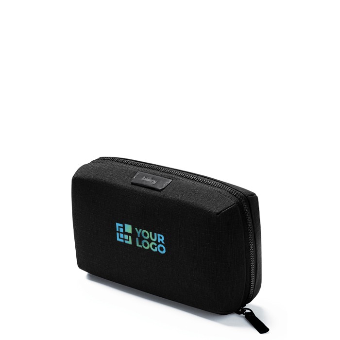 Estuche para dispositivos tecnológicos con cremallera Bellroy color negro vista de impresión Estuche para dispositivos tecnológicos con cremallera Bellroy color negro vista de impresión